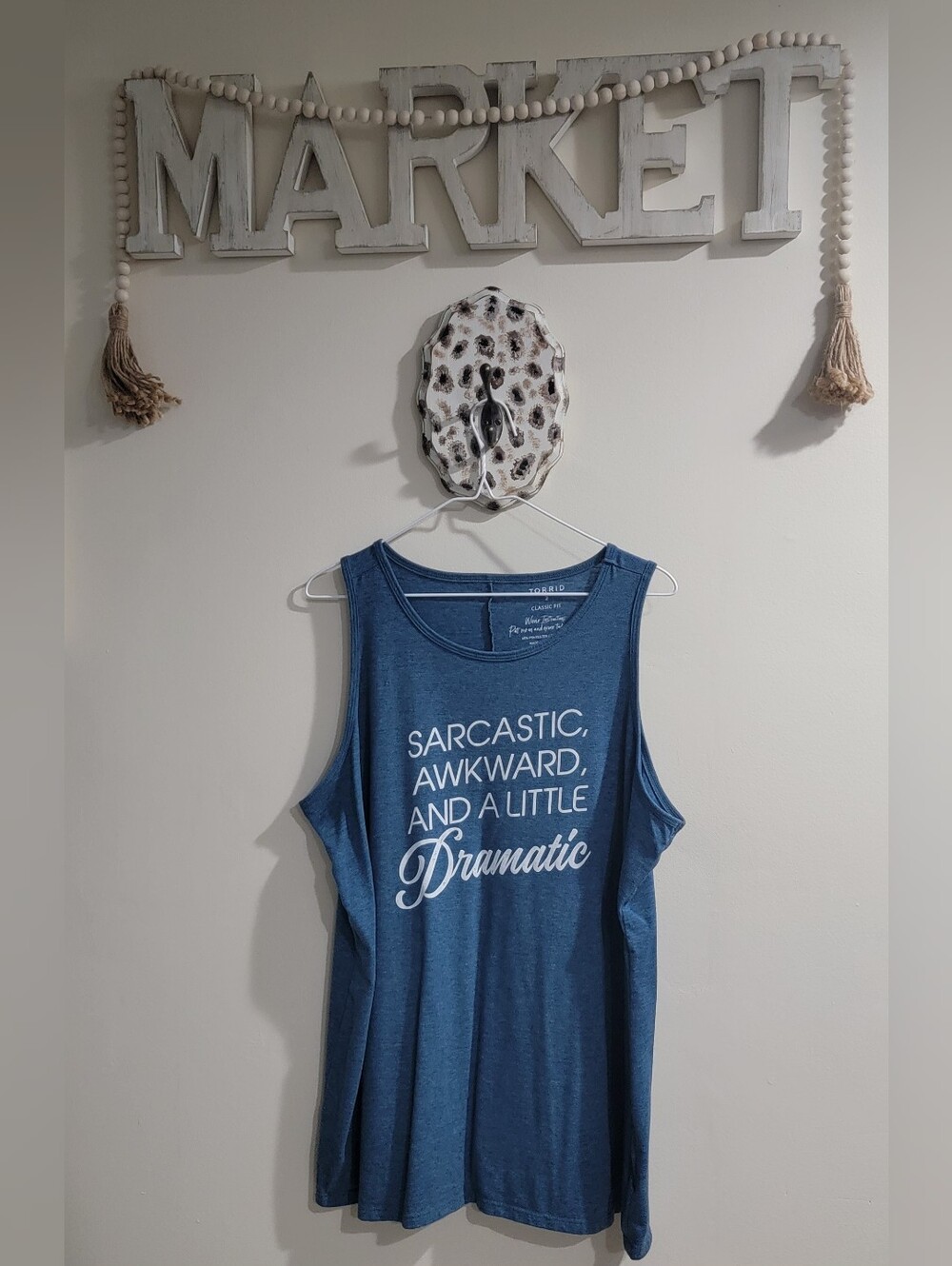 torrid Blue Classic Fit Tank Top